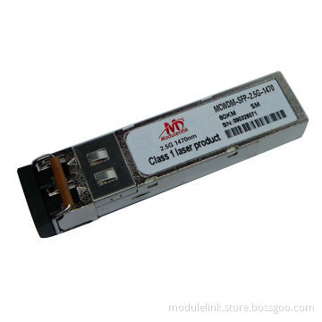 2.5G SFP optic module, CWDM, 1,470nm, 80km